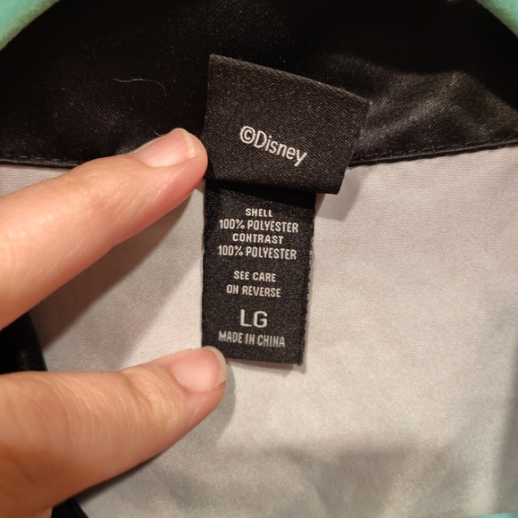 Nightmare Before Christmas Men's Satin Oogie Boogie Casual Button Down Shirt L - Picture 3 of 7